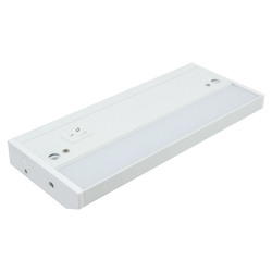 American Lighting ALC2-8-WH Complete Undercabinet Fixture, 3.3 W Fixture, 120 V AC, White Housing