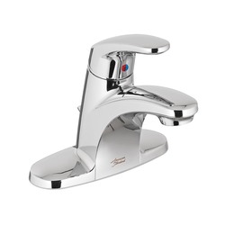 American Standard 7075000.002 Colony® Pro™ Single Control Bathroom Faucet, Polished Chrome, 1 Handles, Metal Pop-Up Drain, 1.2 gpm Flow Rate