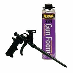 Boss Pro M0051 Gun Foam Applicator, Plastic Tip, White