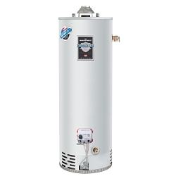 Bradford White® Defender Safety System® RG140T6X-475 Hi-Alt Gas Water Heater, 34000 Btu/hr Heating, 40 gal Tank, Liquid Propane Fuel, Atmospheric Vent, 37 gph Recovery, Domestic