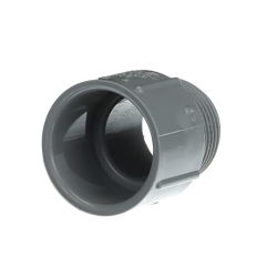 Carlon E943FR-CTN Terminal Adapter, 1 in Rigid/Non-Metallic, SCH 40/80, MNPT X Socket