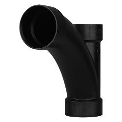 3" ABS Combo Wye & 45 Elbow Combination