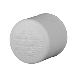 Charlotte PVC 02116 0600, 1/2 in nominal, Socket end style, SCH 40/STD, PVC, Domestic
