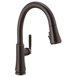 DELTA® 9179-RB-DST Coranto™ Pull-Down Kitchen Faucet, 1.8 gpm at 60 psi Flow Rate, Venetian Bronze, 1 Handle, 1/3 Faucet Holes