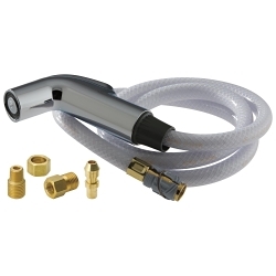 DELTA® RP28900 Spray and Hose Assembly, For Use With Waterfall® 1-Handle Kitchen Faucet, Chrome Plated Spray Head, Plastic