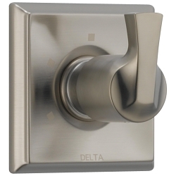 DELTA® T11851-SS 2-Port 3-Setting Diverter Trim, Brilliance® Stainless Steel
