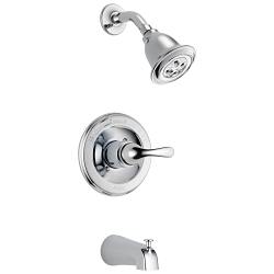 DELTA® T13420-H2OT Monitor® 13 Tub and Shower Trim, 1.5 gpm Shower, Polished Chrome