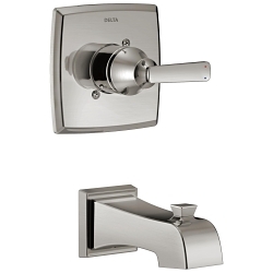 DELTA® T14164-SS Monitor® 14 Ashlyn® 1-Function Wall Mount Tub Trim, Brilliance® Stainless Steel, 1 Handles, Commercial