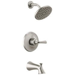 DELTA® T14433-SS Monitor® 14 Series Tub and Shower Trim, 1.75 gpm Shower, Brilliance® Stainless Steel