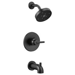 DELTA® T14459-BL Monitor® 14 Tub and Shower Trim, 1.75 gpm Shower, Matte Black