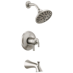 DELTA® T17433-SS Monitor® 17 Series Tub and Shower Trim, 1.75 gpm Shower, Brilliance® Stainless Steel