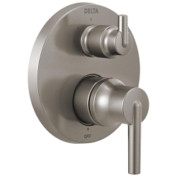 DELTA® T24859-SS Monitor® 14 3-Setting Contemporary Valve Trim, Stainless Steel