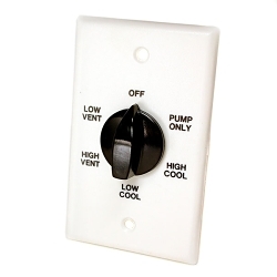 Swamp Cooler Wall Switch 6 Position 2 Speed 7110