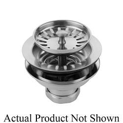 Jaclo® 2804-VB Adjustable Contemporary/Modern Sink Strainer, 4-3/8 in OAL, Solid Brass, Vintage Bronze, Domestic