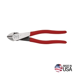 Klein® D248-8 Cutting Plier, 3/4 in Nominal, 0.813 in L x 1.188 in W x 0.813 in THK Steel Short/Oval Jaw, 8.063 in OAL, Flush Cut