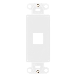 Decora 1 Port Insert - White