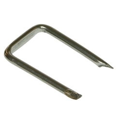 Metallics CST100 Non-Insulated Cable Staple, 9/16 in W Crown, 1-1/4 in L Leg, 10 AWG, 12 AWG, 14 AWG Cable