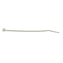 Metallics CT6B Cable Tie, 7 in L, Nylon, White