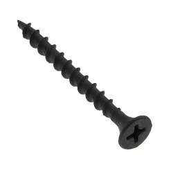 Metallics JDWC1C Self-Piercing Drywall Screw, #6, 1 in OAL, Bugle Head, Phosphate Coated, Sharp Point, Phillips® Drive