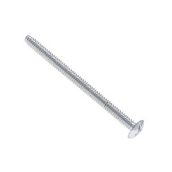 Metallics TM82LP Combo Receptacle and Wiring Device Screw, #6-32, 1-1/2 in OAL, Truss Head, Steel, Phillips®/Slotted Drive, Zinc Plated