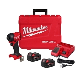 Milwaukee® 2761-22 Hydraulic Driver Kit, 1/4 in Hex Drive, 1000 in-lb Torque, 18 V, 4.33 in OAL
