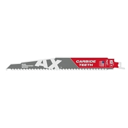 Milwaukee® SAWZALL® AX™ 48-00-5326 Reciprocating Saw Blade, 9 in L x 1 in W, 5 TPI, Carbide Body
