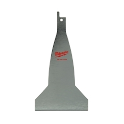 Milwaukee® SAWZALL® 49-00-5456 Reciprocating Scraper Blade, 5-1/2 in L x 3 in W, Alloy Steel Body