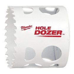 Milwaukee® HOLE DOZER™ Ice Hardened™ 49-56-0127 Hole Saw, 2-1/8 in Dia, 1-5/8 in D Cutting, Bi-Metal/8% Cobalt Cutting Edge