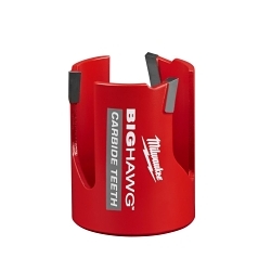 Milwaukee® BIG HAWG™ 49-56-9210 Hole Saw, 2-1/8 in Dia, 2-7/16 in D Cutting, Carbide Cutting Edge, 7/16 in Arbor