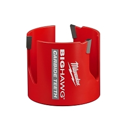 Milwaukee® BIG HAWG™ 49-56-9230 Hole Saw, 3 in Dia, 2-7/16 in D Cutting, Carbide Cutting Edge, 5/8-18 Arbor