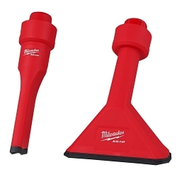 Milwaukee® AIR-TIP™ 49-90-2034 Non-Marring Utility Nozzle Kit, For Use With AIR-TIP™ Family of Trade Focused Vacuum, 2-1/2 in Dia Inlet, 6 in W Cleaning, Plastic, Red