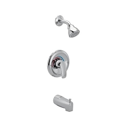 Moen® TL5183EP TL5183 Tub/Shower Trim, 1.75 gpm Valve, 2.5 gpm Shower, Chrome