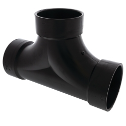 4" ABS 2-Way Cleanout Tee (448)
