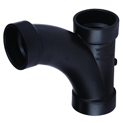 4" x 3" ABS Combo Wye & 45 Elbow Combination