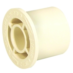 NIBCO® M178150 4718 Bushing, 1-1/2 x 1 in Nominal, CTS Spigot x CTS Slip End Style, CPVC, Domestic
