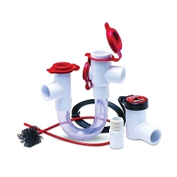 EZ Trap®83626 Clear Trap and Overflow Switch, 3/4 in Nominal, Plastic