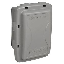 Red Dot® CKPS-G Non-Metallic Shallow Universal Weatherproof While-In-Use Cover, 6-5/32 in L x 4-11/16 in W x 2-5/32 in D
