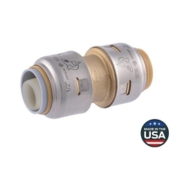 Sharkbite® UR4008 Adapter, Adapter, 1/2 in Nominal, CTS End Style, DZR Brass, Domestic