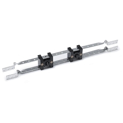 Sioux Chief StrongArm™ LockBlock™ 525-1622 Bracket With (2) 1/2 in Standard LockBlock, 1/2 in Hole, 25 lb, Steel, Galvanized