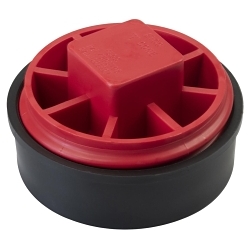 Sioux Chief T-Cone™ 882-EB420 Raised Head Clean Out Plug, 4 in Pipe