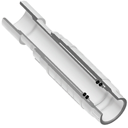 Spears® S119-30, Repair Coupling, 3 in nominal, Socket end style, SCH 40, PVC, EPDM O-Ring seal, Domestic