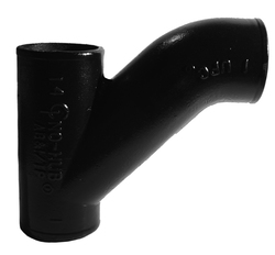 6" No Hub Combo Wye & 45 Elbow Combination