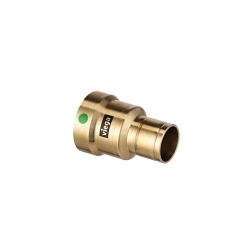 Viega 76575 MegaPress Zero Lead Transition Coupling, Coupling, 1/2 in Nominal, Press x FTG End Style, Bronze