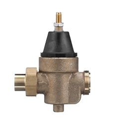 WATTS® 0009480 LFN45B Standard Capacity Pressure Reducing Valve, 3/4 in Nominal, Solder Union Inlet x FNPT Outlet End Style, 25 to 75 psi Pressure, Copper Silicon Alloy Body