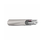Southwire® 13102915 Type SER Service Entrance Cable With Grounding Wire, Reel Packaging, 600 V AC, (4) 2 AWG Stranded Aluminum Conductor, 500 ft L, Gray