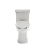 American Standard 2922A104.020 1-Piece High Efficiency Bathroom Toilet, Vormax, Elongated Bowl, 16-1/2 in H Rim, 12 in Rough-In, 1.28 gpf/4.8 Lpf, White, Import