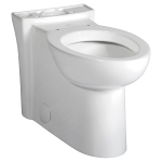American Standard 3075120.020 Toilet Bowl, Studio, White, Elongated Shape, 12 in Rough-In, 16-1/2 in H Rim, 2-1/8 in Trapway