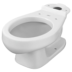American Standard 3128001.020 Universal Toilet Bowl, Baby Devoro, White, Elongated Shape, 10 in Rough-In, 10-1/4 in H Rim