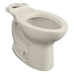 American Standard 3517A101.222 Toilet Bowl, Cadet®, Linen, Elongated Shape, 12 in Rough-In, 16-1/2 in H Rim, 2-1/16 in Trapway