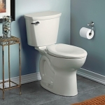 American Standard 3517A101.222 Toilet Bowl, Cadet®, Linen, Elongated Shape, 12 in Rough-In, 16-1/2 in H Rim, 2-1/16 in Trapway